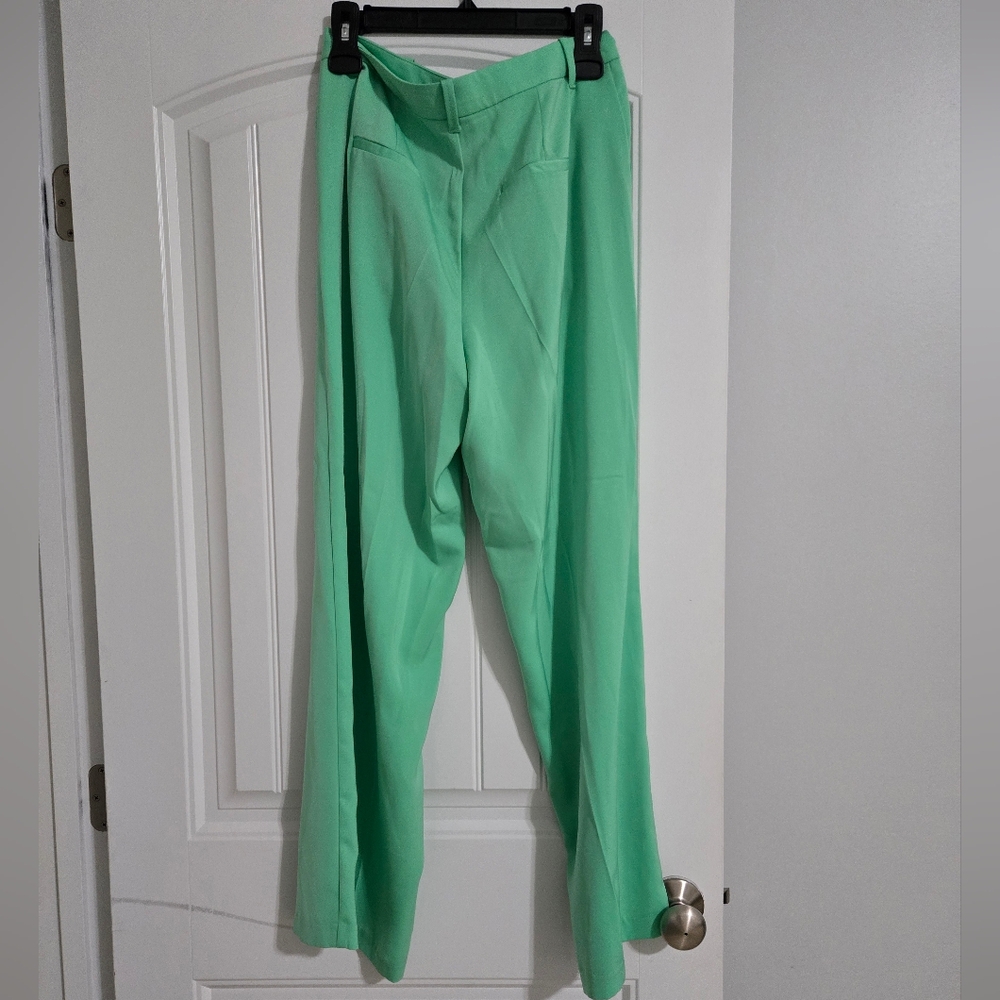 Vero Moda Pants In Jade Green Size 6 NWT - Picture 3 of 10